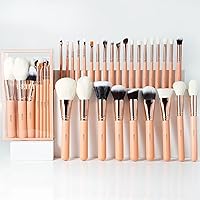BEILI 30-Piece Pink Vegan Makeup Brush Set — image 8