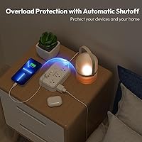 NTONPOWER Surge Protector Power Strip 10 ft with 6 Outlets & 4 USB Ports — image 8