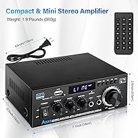 Dmyond AK45 Home Audio Power Amplifier with Bluetooth — image 5