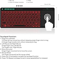 Rii K18 Plus Wireless Keyboard with Trackpad — image 2