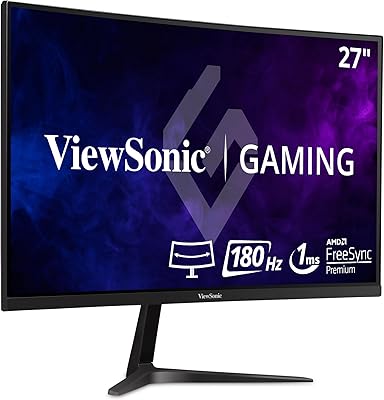 ViewSonic VX2718-PC-MHD 27-inch Curved Gaming Monitor
