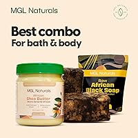 MGL Naturals Raw African Black Soap 2.2 lb — image 8