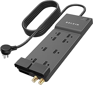 Belkin BE108230-12 Surge Protector Power Strip Review