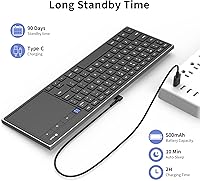 CZUR TouchBoard Pro Bluetooth Keyboard with Touchpad — image 4