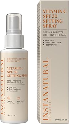 InstaNatural Vitamin C SPF 30 Make Up Setting Spray, 2oz