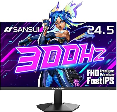 SANSUI ES-G25X1 Pro 24.5″ 300Hz Gaming Monitor