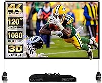 Abdtech 120-Inch Outdoor Projector Screen with Stand — image 1