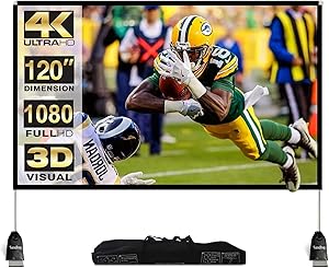 Abdtech 120-Inch Outdoor Projector Screen with Stand Review