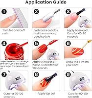 RARJSM Temperature Color Changing Gel Nail Polish Set, 12 Colors — image 8