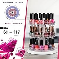 J JACKCUBE DESIGN Acrylic Rotating Nail Polish Display Stand — image 3