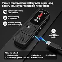 MDalong 128GB Digital Voice Recorder — image 6