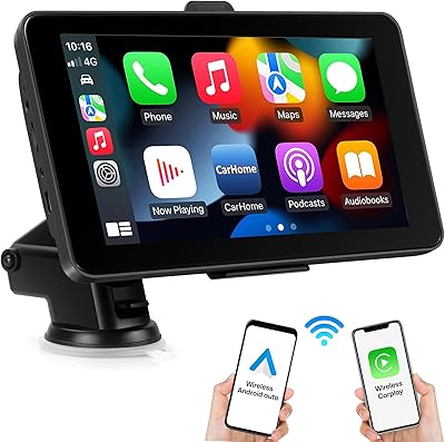 NAVRUF 7″ HD Apple CarPlay & Android Auto Screen