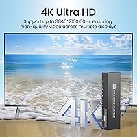 Scyniney USB 3.0 Three Monitor HDMI KVM Switch 4-Port — image 3