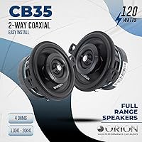 ORION Cobalt Series CB35 3.5-inch 2-Way Coaxial Car Speakers — image 2