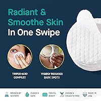 SLMD AHA BHA Toner Pads with Salicylic Acid, Glycolic Acid & Lactic Acid - 60 Count — image 6