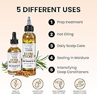 The Mane Attraction Extra Strength Rosemary + Fenugreek Herbal Hair Growth Oil 4oz — image 7