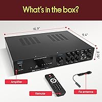 Pyle PDA8BU Bluetooth Audio Amplifier — image 8