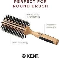 Kent PF09 Large Round Curling Brush with Boar Bristles — image 4