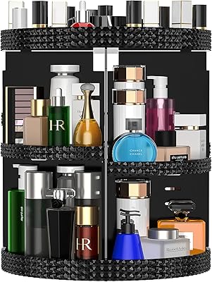 Awenia 360-Degree Rotating Makeup Organizer