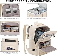 MOMUVO Travel Backpack 17.3 Inch with USB Charging Port — image 2