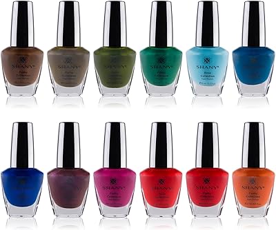 SHANY DIY Nail Polish Set - Funky Collection, 12 Colors