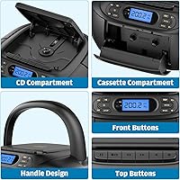 Hernpark CD Cassette Player Combo — image 4