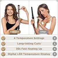 PARWIN PRO BEAUTY 5-in-1 Curling Iron Set with 9″ Spiral Wand — image 5