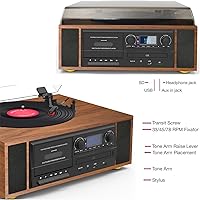 Boytone BT-98SM Bluetooth Turntable — image 6