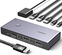 UGREEN 8K DisplayPort KVM Switch 2-Port — image 9