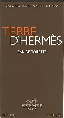 HERMÉS Terre D'Hermes Eau de Toilette Spray for Men, 3.3 oz