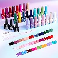Beetles Gel Nail Polish Set 25 Colors with Base and Top Coat 5ml — image 1