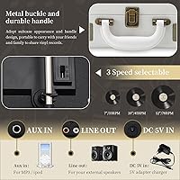 JORLAI T316 Bluetooth Record Player — image 5