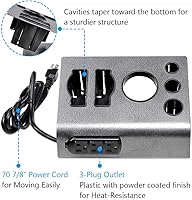 BYOOTIQUE 5-Hole & 6-Hole Tabletop Hair Tool Organizer — image 3