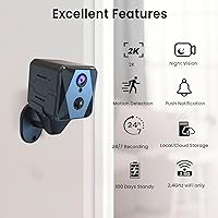 Vebiliki H10 2K Spy Camera with SD Card — image 3