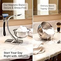 GRUTTI Shaving Bowl and Stand Set — image 2
