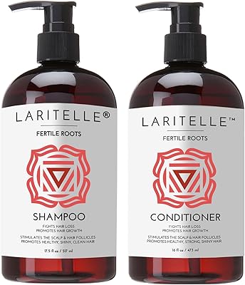 Laritelle Organic Shampoo & Conditioner Set 17oz + 16oz