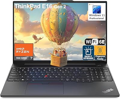 Lenovo ThinkPad E16 Gen 2 (AMD Ryzen 7 7735HS, 32GB, 1TB)