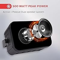 Pyle PDWR50B 2-Way Speaker System Pair - 500W Peak Power — image 2