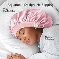 Umisleep 22 Momme Mulberry Silk Bonnet - Light Pink — image 3