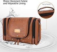MIRASON Travel Toiletry Bag - Brown — image 4