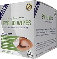 Lunovus Premium Eyelid Wipes with Tea Tree and Coconut Oil - Box of 30 — image 6