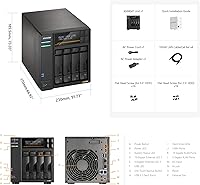 Asustor Lockerstor 4 Gen3 AS6804T 4-Bay NAS — image 3