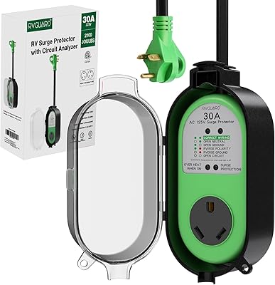 RVGUARD RV Surge Protector 30 Amp