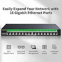 STEAMEMO 16-Port Gigabit Ethernet Switch — image 6