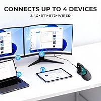 DeLUX Seeker M618XSD Wireless Ergonomic Vertical Mouse — image 7
