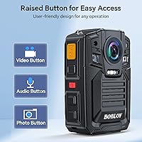 BOBLOV D7 2K Body Camera 128GB — image 4