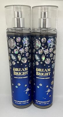 Bath & Body Works Dream Bright Fine Fragrance Body Mist 16oz (Pack of 2)