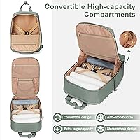 Travel Backpack Carry On Backpack for Women, Army Green — image 5