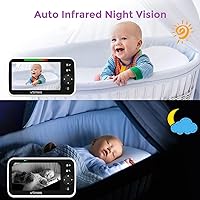 VTimes VT50 Baby Monitor with 5″ LCD Screen — image 5