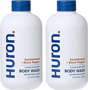 Huron Men’s Moisturizing Body Wash 12.2 fl oz (2 Pack) Review